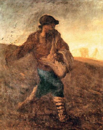 Jean-Franc Millet The sower France oil painting art